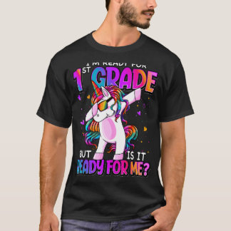 T-shirt Je suis prêt pour la 1ère année de retour à l'écol