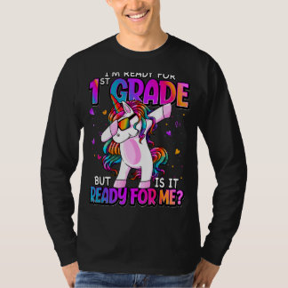 T-shirt Je suis prêt pour la 1ère année de retour à l'écol