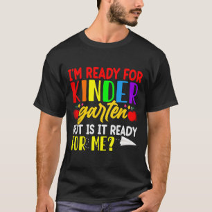 T-shirt Je suis prêt pour le premier jour de l'école mater