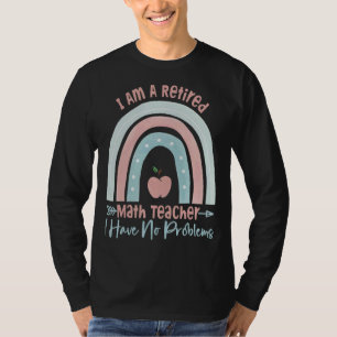 T-shirt Je Suis Professeur De Mathématiques À La Retraite