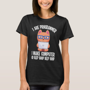 T-shirt Je suis programmeur Cat Engineer Coder Software De
