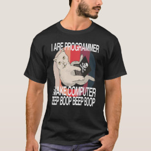 T-shirt Je Suis Programmeur Informatique Cat Software Deve