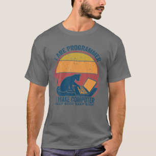 T-shirt Je Suis Programmeur Je Rends L'Ordinateur Bouton B