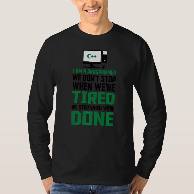 T-shirt Je suis Programmeur J'écris Code Informaticien A (Devant)