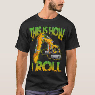 T-shirt Je suis promu grand frère 2022 Excavatrice C