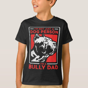 T-shirt Je suis propriétaire d'un Chien de père de taureau