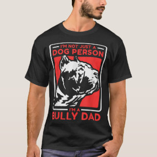 T-shirt Je suis propriétaire d'un Chien de père de taureau