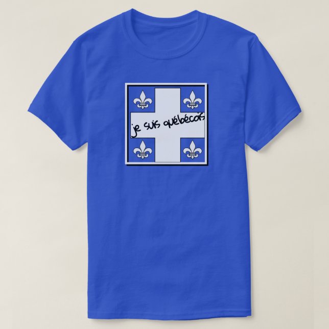T-shirt Je suis Québécois (Design devant)