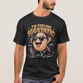 T-shirt Je suis ravi – Dessin animé drôle de jeu de mots s