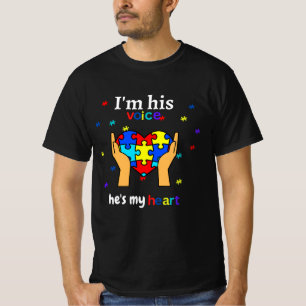 T-shirt Je suis sa voix c'est ma Sensibilisation sur l'aut