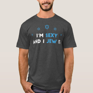 T-shirt Je suis sey et Juif Judaïsme Dit Sukkot Hanoukka J