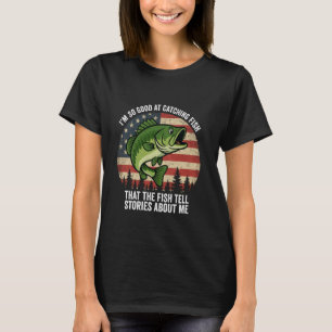 T-shirt Je suis si doué pour attraper des poissons drôle d