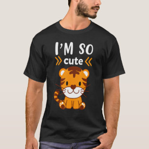 T-shirt Je suis si mignon tigre pour enfants