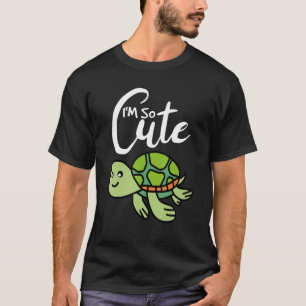 T-shirt Je suis si mignonne Turtle Kids Turtle
