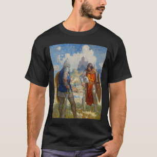 T-shirt Je Suis Sir Launcelot du Lake, c. 1922 par N.C Wye
