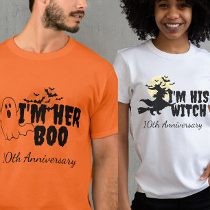 T-shirt Je suis son amour, je suis sa sorcière drôle coupl