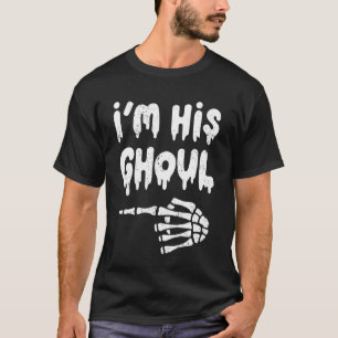 T-shirt Je suis son ghoul, je suis son Boo drôle de couple