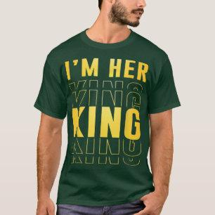 T-shirt Je suis Son Roi Amusante Mari Femme Couples Petit 