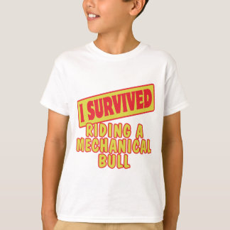 T-SHIRT JE SUIS SORTI VIVANT APRÈS AVOIR CHEVAUCHÉ UN TAUR
