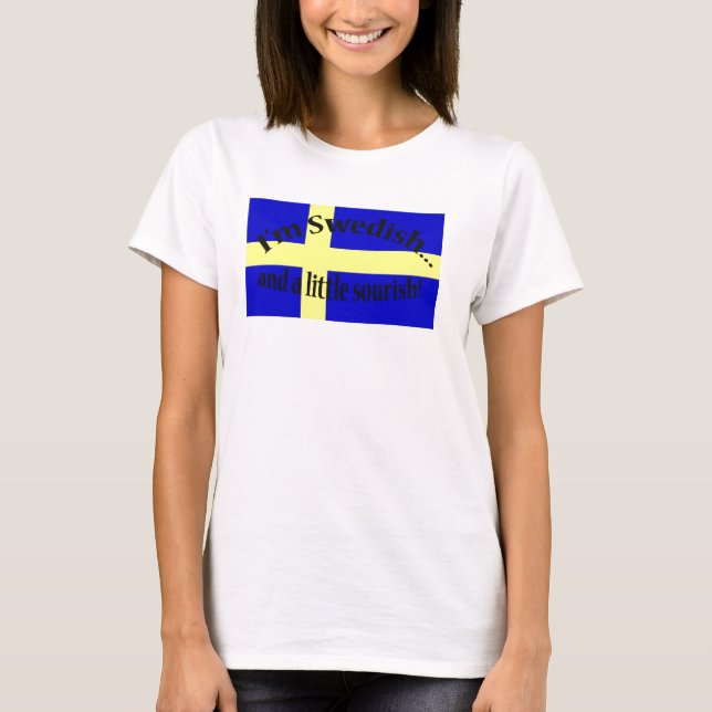 T-shirt Je suis suédois (Devant)