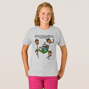 T-SHIRT JE SUIS SÛR D'ÊTRE UN ESCALIER