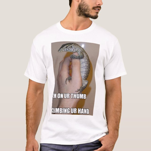 T-shirt Je suis sur la chemise de pouce d'ur (Devant)
