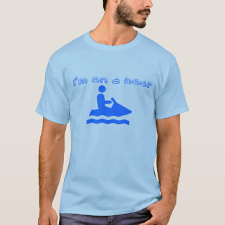T-shirt Je suis sur un bateau