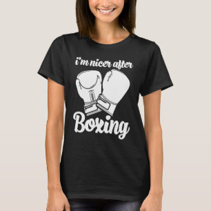 T-shirt Je suis sympa après le match de boxe Femmes Boxe S