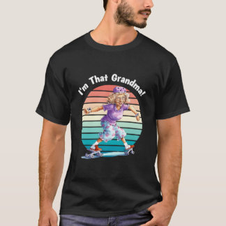 T-shirt JE SUIS T Grand-mère Moto Fun