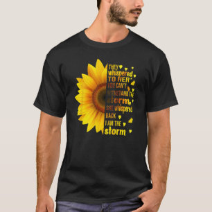 T-shirt Je Suis Tempête Qu'Ils Whirent À Ses Feminis De To