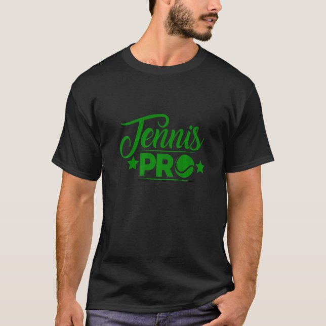 T-shirt Je suis Tennis Pro (Devant)