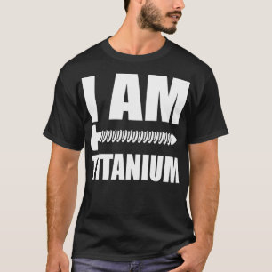 T-shirt Je Suis Titane Sensibilisation À La Fusion Spinale