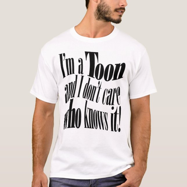 T-shirt Je suis TOON ! (Devant)