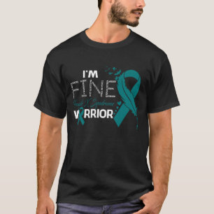 T-shirt Je suis très Fragile X Syndrome Guerrier de sensib