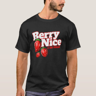 T-shirt Je suis très gentil parce que je suis végétarien -