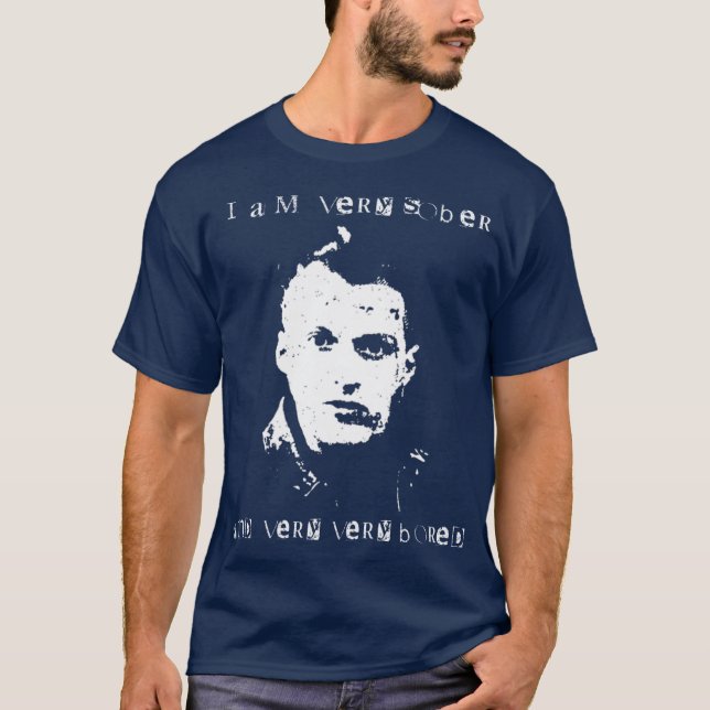 T-shirt Je Suis Très Sobre Et Très Aquarellée (Devant)