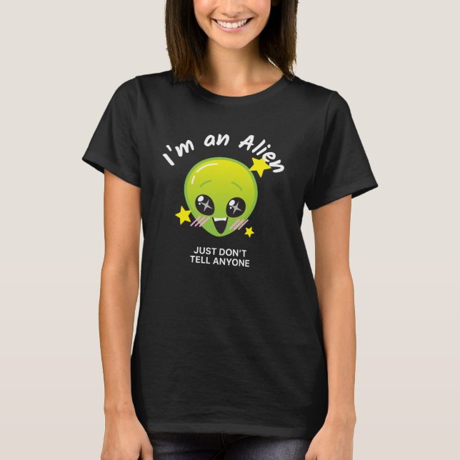 T-shirt Je suis un Alien (Devant)