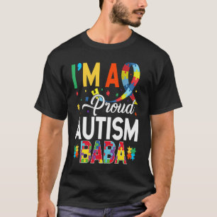 T-shirt Je suis un Baba fière de l'autisme pour la Journée