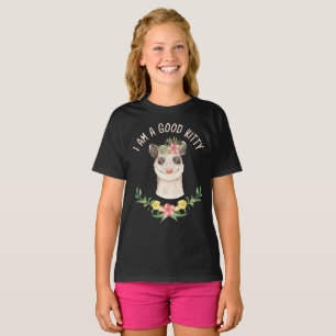 T-shirt Je suis un bon Kitty drôle mignon Possum Lover cad