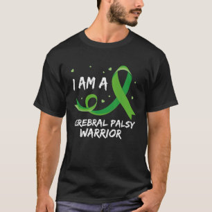 T-shirt Je Suis Un Cérébral Palsy Warrior CP Cérébral Pals
