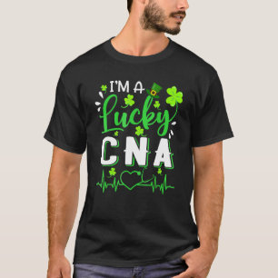 T-shirt Je Suis Un Chanceux Infirmier Shamrock Top Hat St