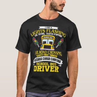 T-shirt Je suis un chauffeur de bus scolaire de retour à l