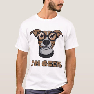 T-shirt Je suis un chien Geek