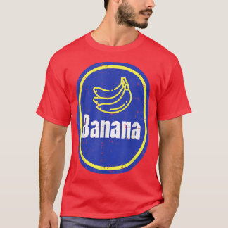 T-shirt Je suis un costume de banane Halloween Sticker Fru