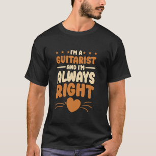 T-shirt Je suis un design de guitaristes pour musicien et