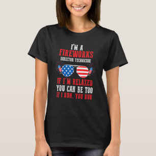 T-shirt Je suis Un Directeur de Fireworks Technicien Firew