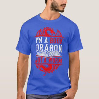 T-shirt Je Suis Un Dragon De Livre Pas Un Aspirateur De Li
