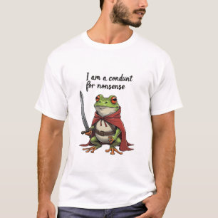T-shirt Je suis un duo pour les bêtises drôle Kawaii Frog