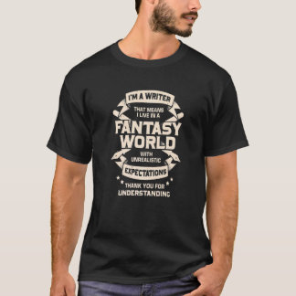 T-shirt Je suis un écrivain pour un auteur de livre