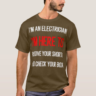 T-shirt Je Suis Un Électricien Drôle Électricien Travail É